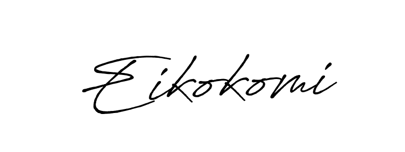 Eikokomi stylish signature style. Best Handwritten Sign (Antro_Vectra_Bolder) for my name. Handwritten Signature Collection Ideas for my name Eikokomi. Eikokomi signature style 7 images and pictures png