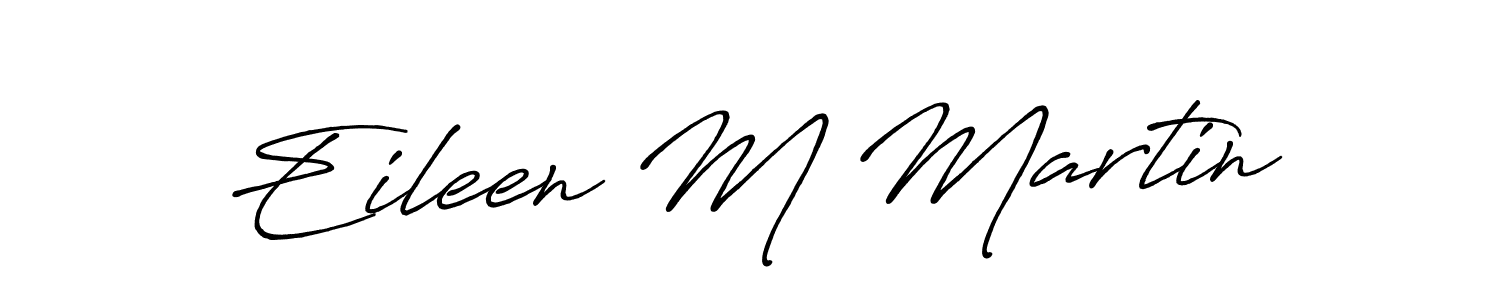 if you are searching for the best signature style for your name Eileen M Martin. so please give up your signature search. here we have designed multiple signature styles  using Antro_Vectra_Bolder. Eileen M Martin signature style 7 images and pictures png