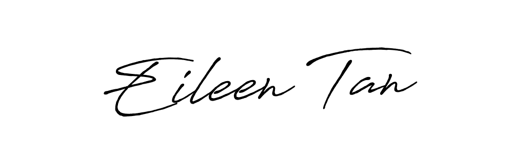 Design your own signature with our free online signature maker. With this signature software, you can create a handwritten (Antro_Vectra_Bolder) signature for name Eileen Tan. Eileen Tan signature style 7 images and pictures png