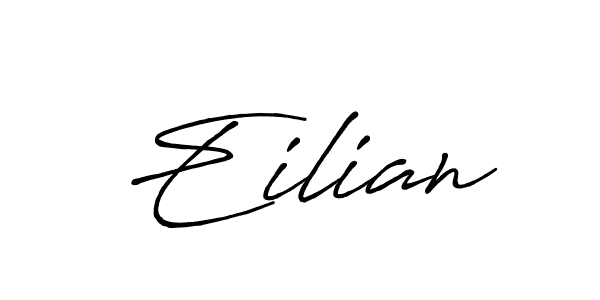 Use a signature maker to create a handwritten signature online. With this signature software, you can design (Antro_Vectra_Bolder) your own signature for name Eilian. Eilian signature style 7 images and pictures png