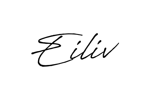Design your own signature with our free online signature maker. With this signature software, you can create a handwritten (Antro_Vectra_Bolder) signature for name Eiliv. Eiliv signature style 7 images and pictures png