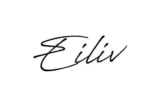 Make a beautiful signature design for name Eiliv. With this signature (Antro_Vectra_Bolder) style, you can create a handwritten signature for free. Eiliv signature style 7 images and pictures png