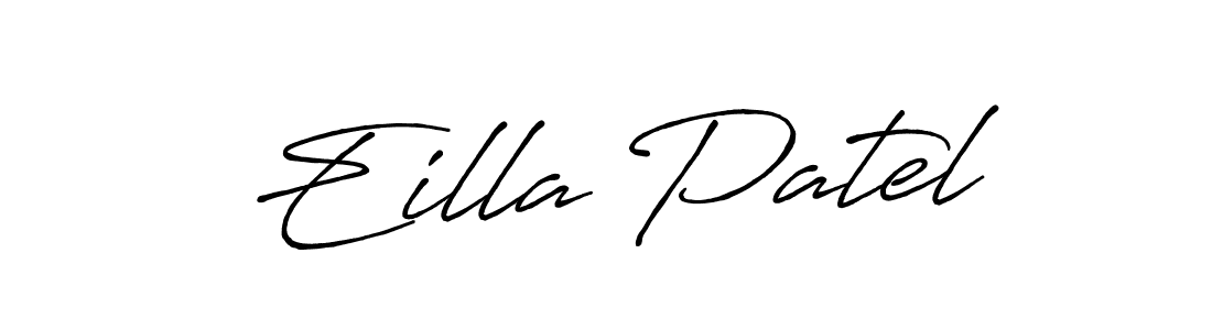 Once you've used our free online signature maker to create your best signature Antro_Vectra_Bolder style, it's time to enjoy all of the benefits that Eilla Patel name signing documents. Eilla Patel signature style 7 images and pictures png