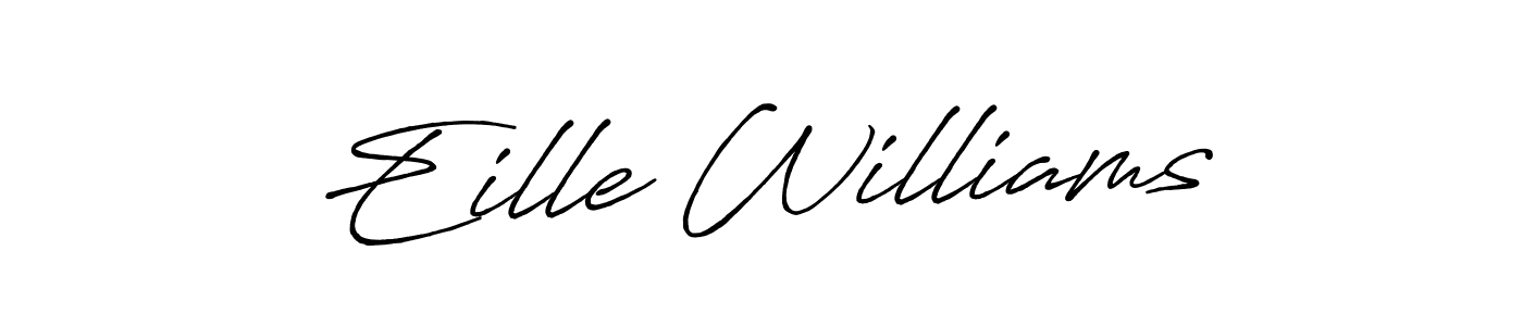 Once you've used our free online signature maker to create your best signature Antro_Vectra_Bolder style, it's time to enjoy all of the benefits that Eille Williams name signing documents. Eille Williams signature style 7 images and pictures png