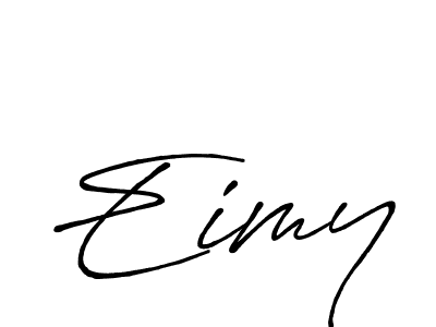 Eimy stylish signature style. Best Handwritten Sign (Antro_Vectra_Bolder) for my name. Handwritten Signature Collection Ideas for my name Eimy. Eimy signature style 7 images and pictures png