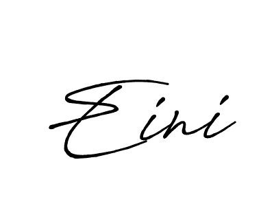 How to make Eini signature? Antro_Vectra_Bolder is a professional autograph style. Create handwritten signature for Eini name. Eini signature style 7 images and pictures png