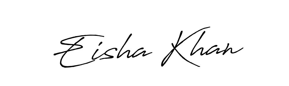 Also we have Eisha Khan name is the best signature style. Create professional handwritten signature collection using Antro_Vectra_Bolder autograph style. Eisha Khan signature style 7 images and pictures png