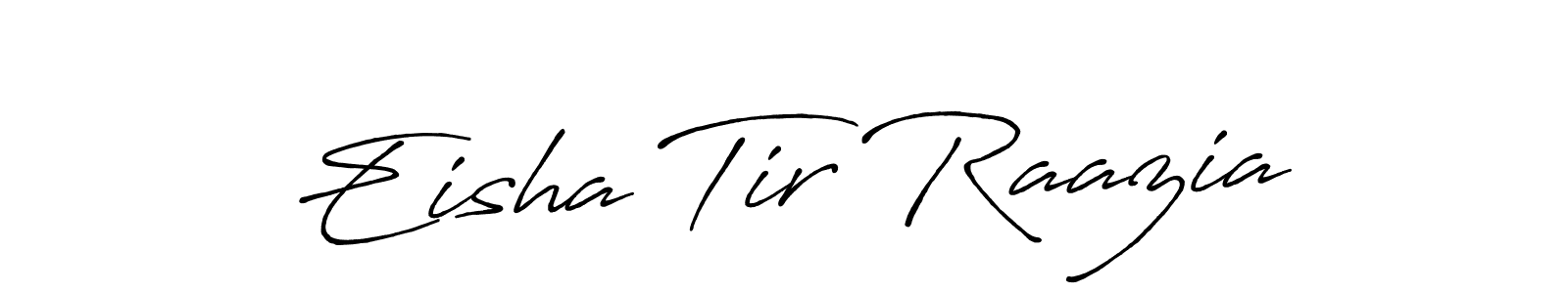 Similarly Antro_Vectra_Bolder is the best handwritten signature design. Signature creator online .You can use it as an online autograph creator for name Eisha Tir Raazia. Eisha Tir Raazia signature style 7 images and pictures png