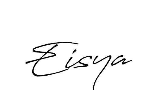 Eisya stylish signature style. Best Handwritten Sign (Antro_Vectra_Bolder) for my name. Handwritten Signature Collection Ideas for my name Eisya. Eisya signature style 7 images and pictures png