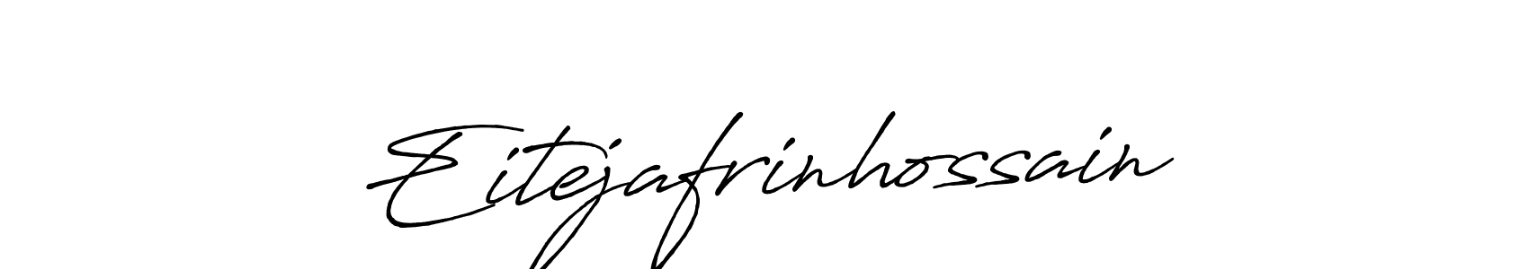 How to make Eitejafrinhossain signature? Antro_Vectra_Bolder is a professional autograph style. Create handwritten signature for Eitejafrinhossain name. Eitejafrinhossain signature style 7 images and pictures png