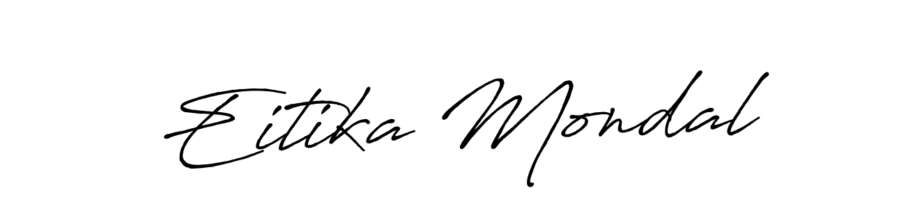 You can use this online signature creator to create a handwritten signature for the name Eitika Mondal. This is the best online autograph maker. Eitika Mondal signature style 7 images and pictures png