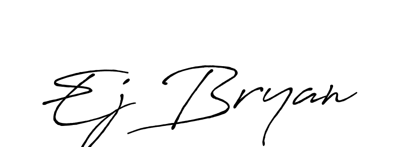 How to make Ej Bryan signature? Antro_Vectra_Bolder is a professional autograph style. Create handwritten signature for Ej Bryan name. Ej Bryan signature style 7 images and pictures png