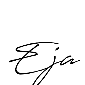 The best way (Antro_Vectra_Bolder) to make a short signature is to pick only two or three words in your name. The name Eja include a total of six letters. For converting this name. Eja signature style 7 images and pictures png