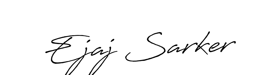 Make a beautiful signature design for name Ejaj Sarker. With this signature (Antro_Vectra_Bolder) style, you can create a handwritten signature for free. Ejaj Sarker signature style 7 images and pictures png