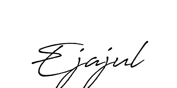 How to make Ejajul signature? Antro_Vectra_Bolder is a professional autograph style. Create handwritten signature for Ejajul name. Ejajul signature style 7 images and pictures png