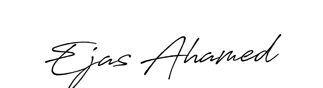 if you are searching for the best signature style for your name Ejas Ahamed. so please give up your signature search. here we have designed multiple signature styles  using Antro_Vectra_Bolder. Ejas Ahamed signature style 7 images and pictures png