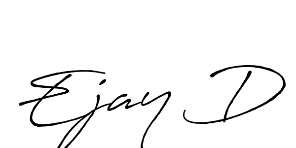 How to make Ejay D name signature. Use Antro_Vectra_Bolder style for creating short signs online. This is the latest handwritten sign. Ejay D signature style 7 images and pictures png