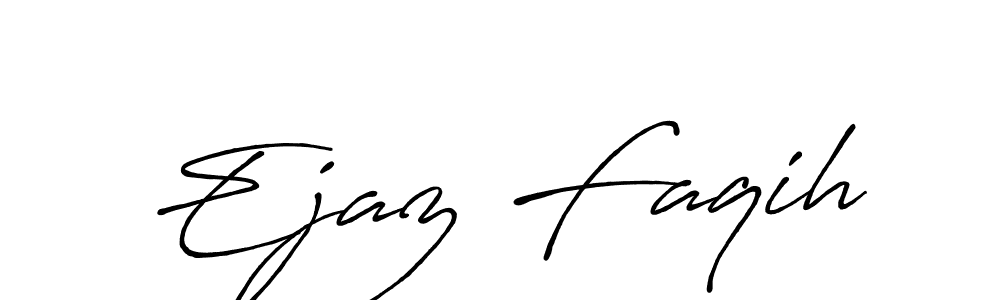 How to Draw Ejaz Faqih signature style? Antro_Vectra_Bolder is a latest design signature styles for name Ejaz Faqih. Ejaz Faqih signature style 7 images and pictures png
