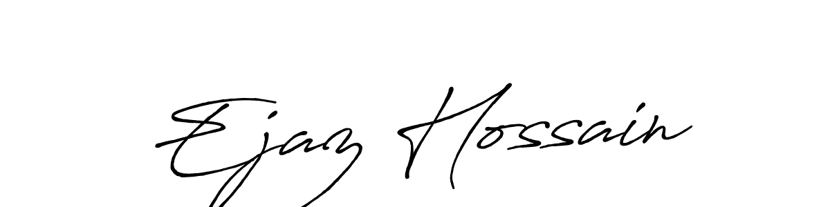 Use a signature maker to create a handwritten signature online. With this signature software, you can design (Antro_Vectra_Bolder) your own signature for name Ejaz Hossain. Ejaz Hossain signature style 7 images and pictures png