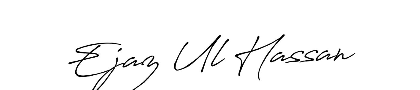 if you are searching for the best signature style for your name Ejaz Ul Hassan. so please give up your signature search. here we have designed multiple signature styles  using Antro_Vectra_Bolder. Ejaz Ul Hassan signature style 7 images and pictures png