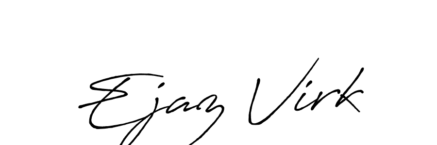 Antro_Vectra_Bolder is a professional signature style that is perfect for those who want to add a touch of class to their signature. It is also a great choice for those who want to make their signature more unique. Get Ejaz Virk name to fancy signature for free. Ejaz Virk signature style 7 images and pictures png