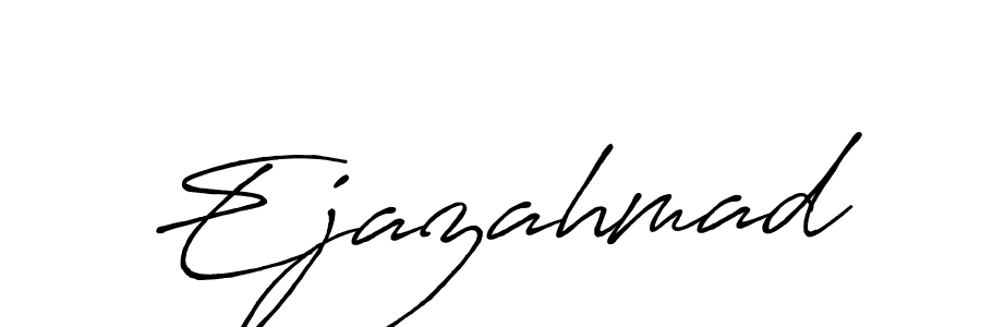 The best way (Antro_Vectra_Bolder) to make a short signature is to pick only two or three words in your name. The name Ejazahmad include a total of six letters. For converting this name. Ejazahmad signature style 7 images and pictures png