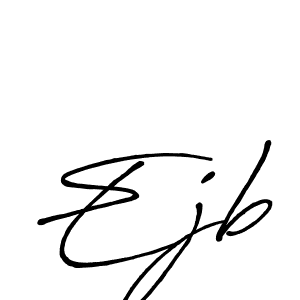 Design your own signature with our free online signature maker. With this signature software, you can create a handwritten (Antro_Vectra_Bolder) signature for name Ejb. Ejb signature style 7 images and pictures png