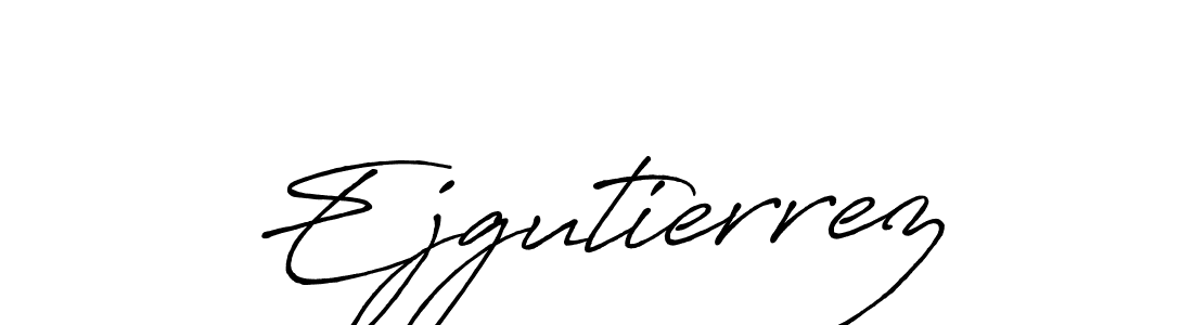 Ejgutierrez stylish signature style. Best Handwritten Sign (Antro_Vectra_Bolder) for my name. Handwritten Signature Collection Ideas for my name Ejgutierrez. Ejgutierrez signature style 7 images and pictures png