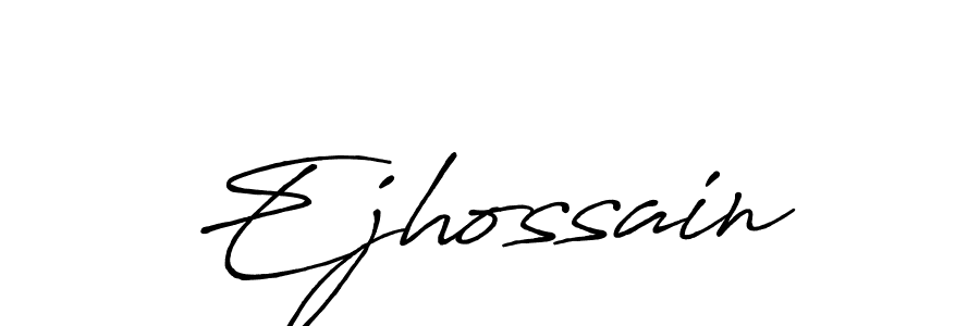 Ejhossain stylish signature style. Best Handwritten Sign (Antro_Vectra_Bolder) for my name. Handwritten Signature Collection Ideas for my name Ejhossain. Ejhossain signature style 7 images and pictures png