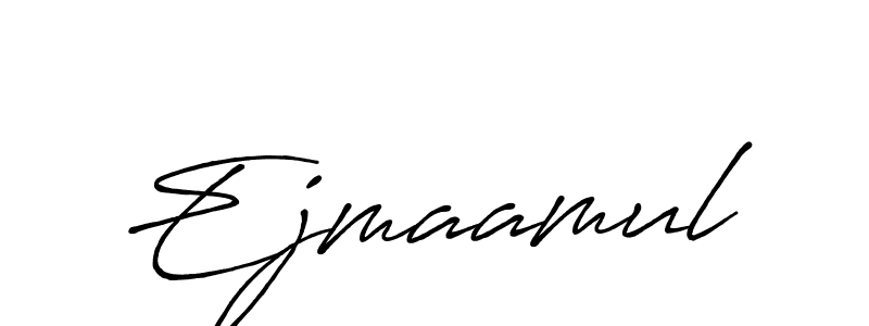 How to make Ejmaamul signature? Antro_Vectra_Bolder is a professional autograph style. Create handwritten signature for Ejmaamul name. Ejmaamul signature style 7 images and pictures png