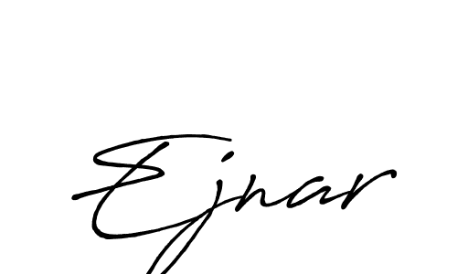 How to make Ejnar name signature. Use Antro_Vectra_Bolder style for creating short signs online. This is the latest handwritten sign. Ejnar signature style 7 images and pictures png