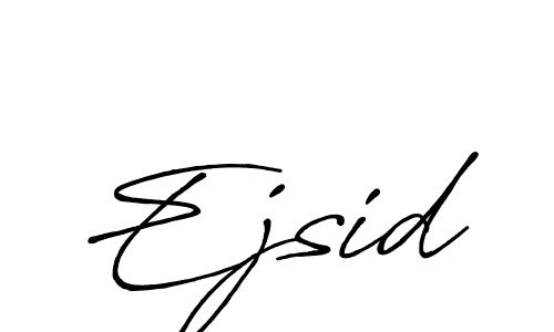 Ejsid stylish signature style. Best Handwritten Sign (Antro_Vectra_Bolder) for my name. Handwritten Signature Collection Ideas for my name Ejsid. Ejsid signature style 7 images and pictures png