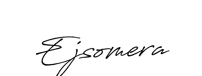 How to make Ejsomera signature? Antro_Vectra_Bolder is a professional autograph style. Create handwritten signature for Ejsomera name. Ejsomera signature style 7 images and pictures png