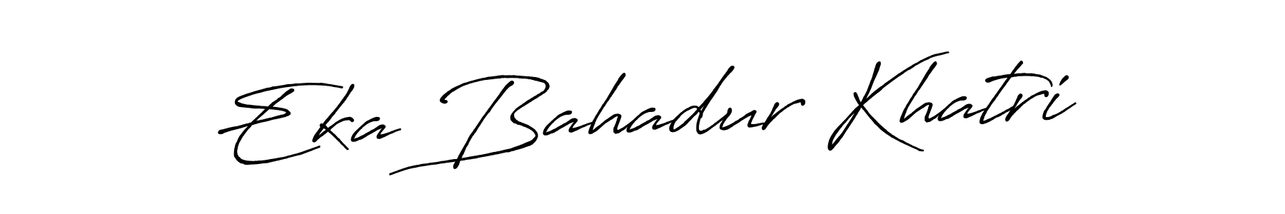 if you are searching for the best signature style for your name Eka Bahadur Khatri. so please give up your signature search. here we have designed multiple signature styles  using Antro_Vectra_Bolder. Eka Bahadur Khatri signature style 7 images and pictures png