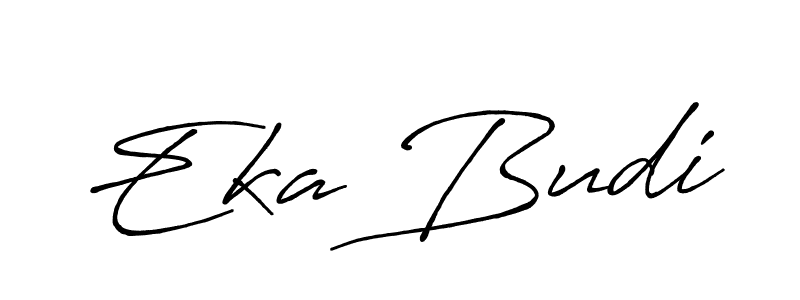 Design your own signature with our free online signature maker. With this signature software, you can create a handwritten (Antro_Vectra_Bolder) signature for name Eka Budi. Eka Budi signature style 7 images and pictures png