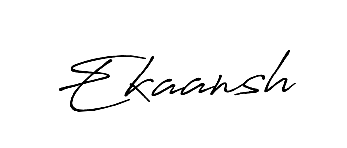 Design your own signature with our free online signature maker. With this signature software, you can create a handwritten (Antro_Vectra_Bolder) signature for name Ekaansh. Ekaansh signature style 7 images and pictures png