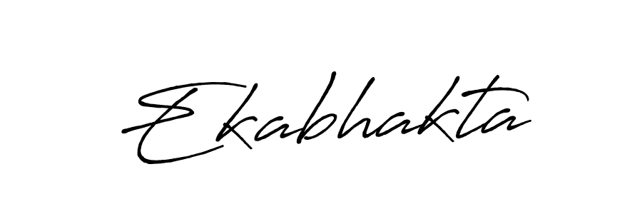 How to make Ekabhakta name signature. Use Antro_Vectra_Bolder style for creating short signs online. This is the latest handwritten sign. Ekabhakta signature style 7 images and pictures png