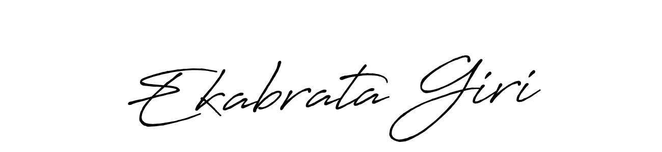 Design your own signature with our free online signature maker. With this signature software, you can create a handwritten (Antro_Vectra_Bolder) signature for name Ekabrata Giri. Ekabrata Giri signature style 7 images and pictures png