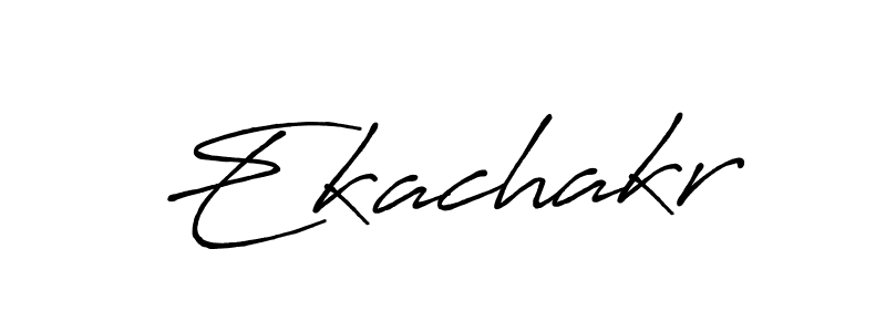 How to make Ekachakr name signature. Use Antro_Vectra_Bolder style for creating short signs online. This is the latest handwritten sign. Ekachakr signature style 7 images and pictures png
