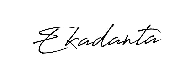 Design your own signature with our free online signature maker. With this signature software, you can create a handwritten (Antro_Vectra_Bolder) signature for name Ekadanta. Ekadanta signature style 7 images and pictures png