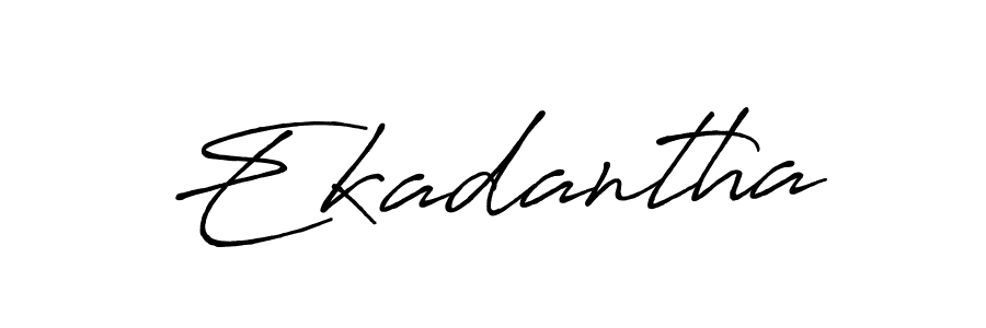 Design your own signature with our free online signature maker. With this signature software, you can create a handwritten (Antro_Vectra_Bolder) signature for name Ekadantha. Ekadantha signature style 7 images and pictures png