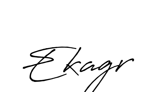 It looks lik you need a new signature style for name Ekagr. Design unique handwritten (Antro_Vectra_Bolder) signature with our free signature maker in just a few clicks. Ekagr signature style 7 images and pictures png
