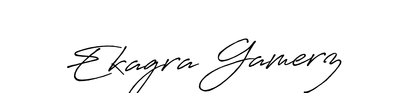 Make a beautiful signature design for name Ekagra Gamerz. Use this online signature maker to create a handwritten signature for free. Ekagra Gamerz signature style 7 images and pictures png