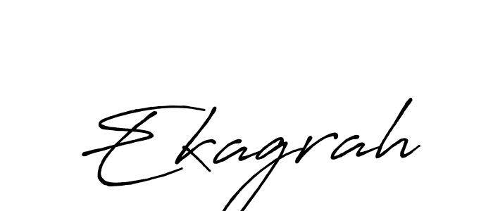 Design your own signature with our free online signature maker. With this signature software, you can create a handwritten (Antro_Vectra_Bolder) signature for name Ekagrah. Ekagrah signature style 7 images and pictures png