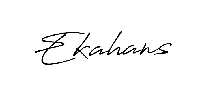 Design your own signature with our free online signature maker. With this signature software, you can create a handwritten (Antro_Vectra_Bolder) signature for name Ekahans. Ekahans signature style 7 images and pictures png