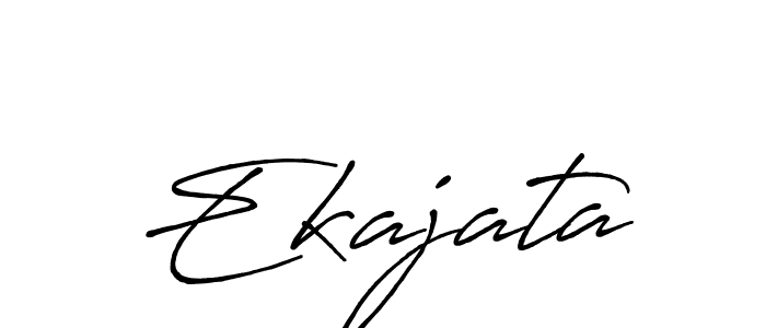 Ekajata stylish signature style. Best Handwritten Sign (Antro_Vectra_Bolder) for my name. Handwritten Signature Collection Ideas for my name Ekajata. Ekajata signature style 7 images and pictures png