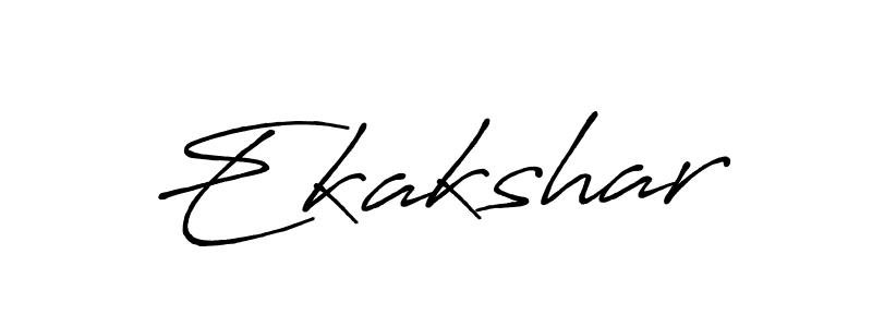 Design your own signature with our free online signature maker. With this signature software, you can create a handwritten (Antro_Vectra_Bolder) signature for name Ekakshar. Ekakshar signature style 7 images and pictures png