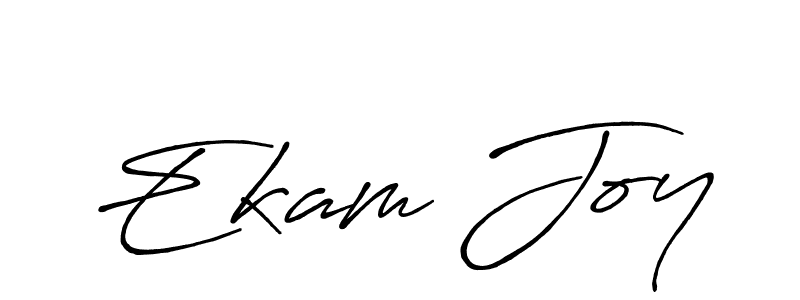 Antro_Vectra_Bolder is a professional signature style that is perfect for those who want to add a touch of class to their signature. It is also a great choice for those who want to make their signature more unique. Get Ekam Joy name to fancy signature for free. Ekam Joy signature style 7 images and pictures png