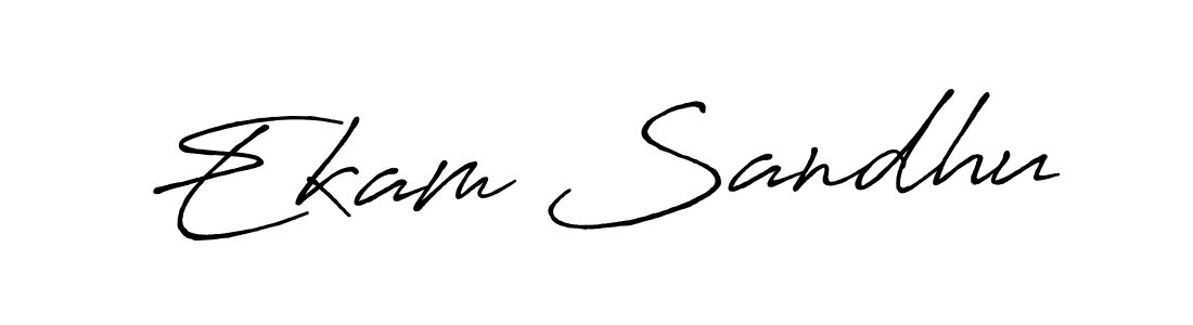 How to Draw Ekam Sandhu signature style? Antro_Vectra_Bolder is a latest design signature styles for name Ekam Sandhu. Ekam Sandhu signature style 7 images and pictures png