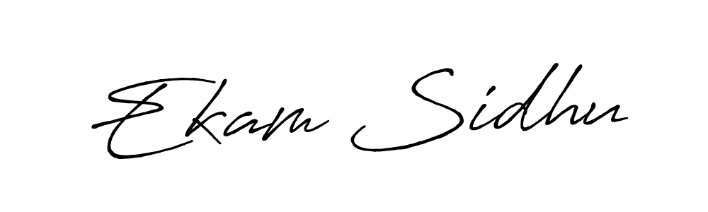 How to make Ekam Sidhu signature? Antro_Vectra_Bolder is a professional autograph style. Create handwritten signature for Ekam Sidhu name. Ekam Sidhu signature style 7 images and pictures png